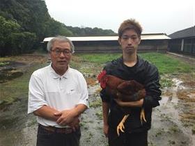 代表の堤田さんと、農場長の寺本さん